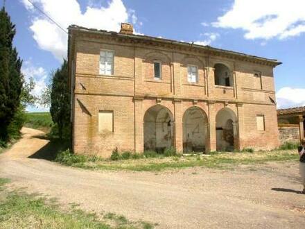 Buonconvento - Landsitz in 1a Panorama- Lage zu sanieren