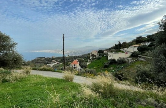 Rodia - Grundstück mit Meerblick in Iraklio Kreta