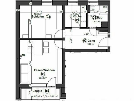 Bad Wörishofen - Energetisch Sanierte 2 Zimmerwohnung im Erdgeschoss