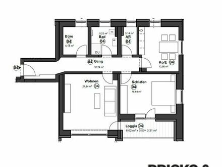 Bad Wörishofen - Energetisch Sanierte 3,5 Zimmerwohnung im 1. Obergeschoss