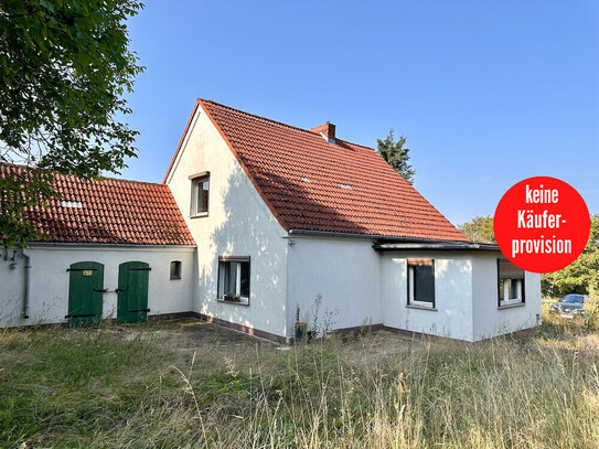 Grambow - HORN IMMOBILIEN ++ Haus in Grambow bei Löcknitz mit großem Grundstück