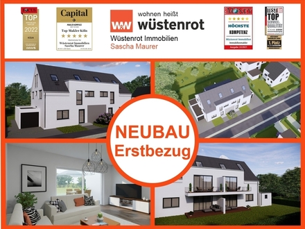 Siegburg - Erstbezug! Moderne Erdgeschosswohnung mit hochwertiger Ausstattung und Garten in beliebter Wohngegend.