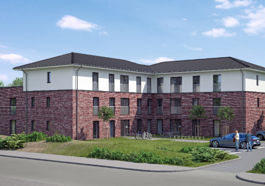 Flensburg - Großzügige 2 Zimmer Neubauwohnung