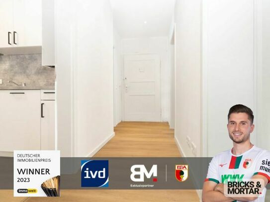 Augsburg - Sanierte 3-Zimmer-Wohnung im 1.OG -verkehrsgünstige, aber ruhige Wohnlage-
