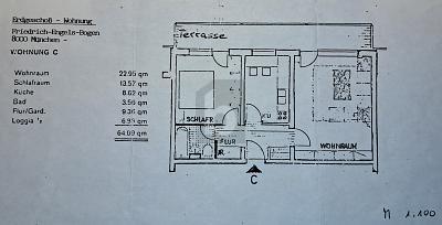 München - SINGLETRAUM MIT TERRASSE + GARTEN + TIEFGARAGE