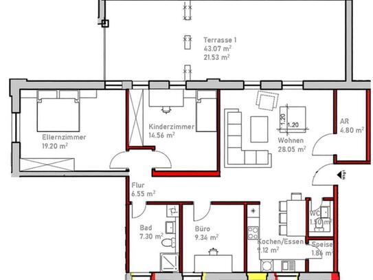 Nürnberg - Kernsanierte Wohnung in Top Lage in einem 5-Familienhaus