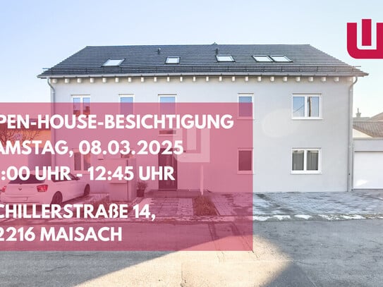 Maisach - NEUBAU in Maisach: Hochwertige Dachgeschosswohnung mit 4 Zimmern in ruhiger Lage - Erstbezug!