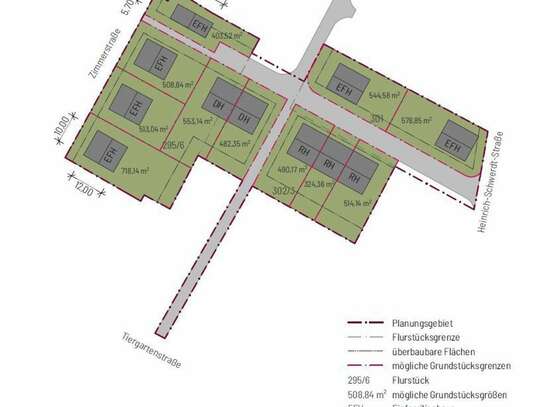 Waltershausen - ++ Baugrundstücke im B-Plangebiet mit ca. 6.825m² in Waltershausen++