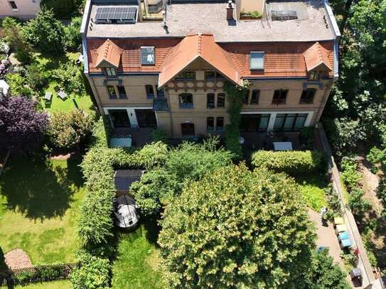 Leipzig - Doppelhaushälfte im Waldstraßenviertel, 4 Zimmer & 2 Terrassen sehr ruhig gelegen