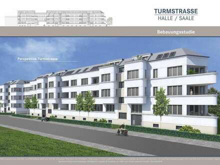 Halle (Saale) - Projektiertes Baugrundstück für ca. 2.731 m² vermietbare Fläche