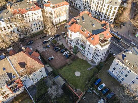 Leipzig - Zentrumsnahes Grundstück inkl. Baugenehmigung für freistehende Villa