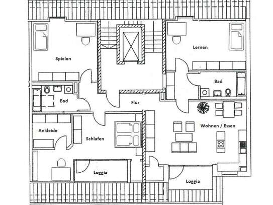 Leipzig - 4-Zimmerwohnung mit ca. 130 m² - Aus 2 mach 1!