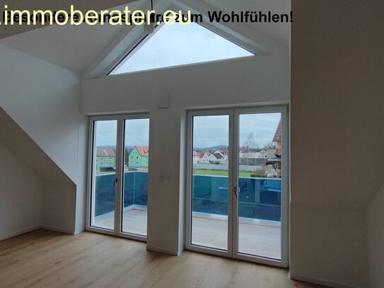 Waidhaus - Große-exklusive 2-Zimmer-DG-Whg in sehr guter Ausstattung WFL ca. 70,7 m² 2.OGDG -mit Balkon und vielen weit…