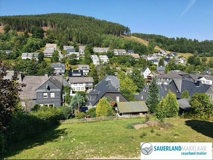 Winterberg-Silbach - Baugrundstück mit Aussicht in der Nähe der Skipiste von Winterberg