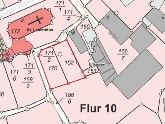 Eiterfeld - Baugrundstück bestehend aus 2 zusammenliegenden Flurstücken in Eiterfeld