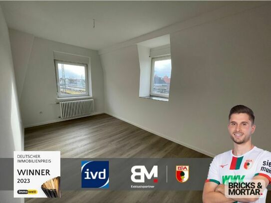 Augsburg - VIER Zimmer Wohnung im 3.OG vermietet, saniert mit 87 m²