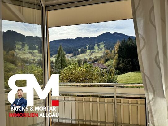 Nesselwang - 5-Zimmer Wohnung mit TG-Stellplatz, Aufzug und traumhaftem Alpspitzblick in Nesselwang im Allgäu