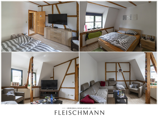 Suhl - Perfekter Neustart: 3-Zimmer-Wohnung im Herzen der Innenstadt mit Fachwerk-Charme