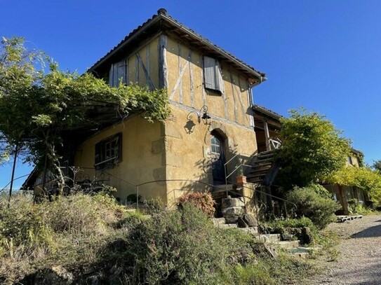 Simorre - Zwei Herrenhäuser mit tollem Blick auf die Pyrenäen