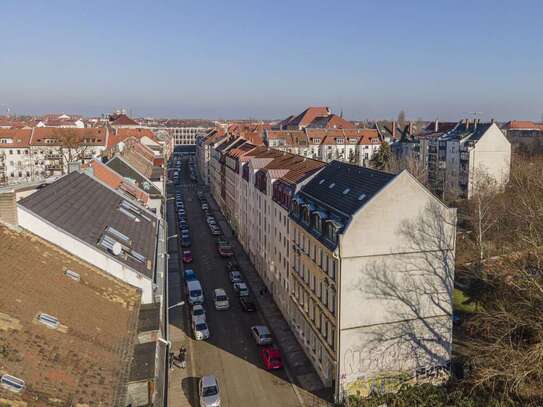 Leipzig - 3 Zimmer-Altbau mit Blick ins Grüne - Eigentum in denkmalgeschützem Gründerzeitgebäude