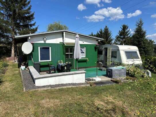 Pößneck - der nächste Sommer kommt bestimmt- kleines Ferienhaus in sonniger Lage