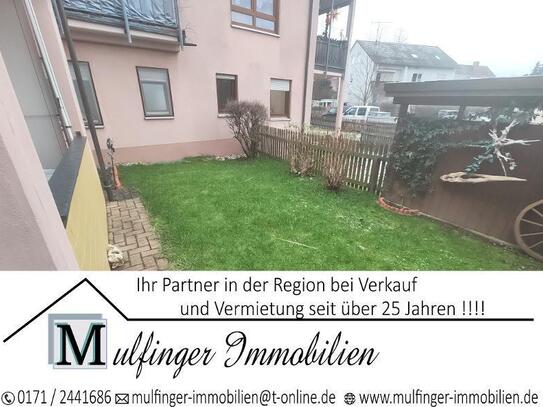 Höchstadt - 3 Zi. Wohnung im EG mit Carport und kleinem Garten