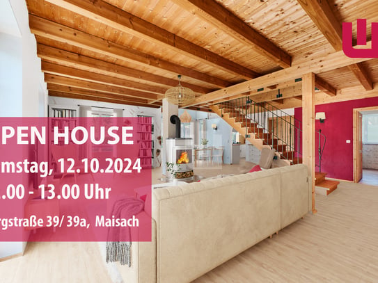 Maisach - OPEN HOUSE Samstag 12.10.24 v. 12.00 - 13.00 Uhr - Bergstr. 39a in 82216 Maisach