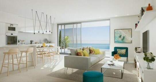 Torrox Costa - Super-Penthouse, mit Super-Meerblick, direkt am Strand!