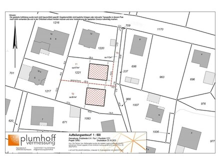 Detmold - Baugrundstück in einer schönen, ruhigen Lage mit ca. 1.250 m² aufteilbaren Fläche