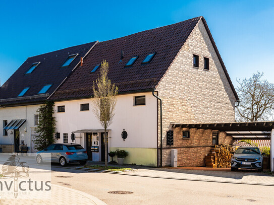 Bad Rappenau / Bonfeld - Coole Doppelhaushälfte mit Kamin, Garten, Sonnenterrasse und Carport
