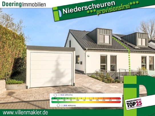Königswinter - Wohnen in Niederscheuren: Moderne Doppelhaushälfte mit Garten und Garage