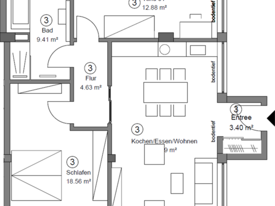 Hamm - Exklusive Kapitalanlage: Vermietete Erdgeschosswohnung mit Privatgarten und stabilen Mieteinnahmen