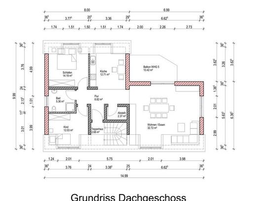 Taben-Rodt - Helle moderne Dachgeschoßwohnung mit schönem Weitblick in Taben-Rodt mit guter Anbindung Luxemburg