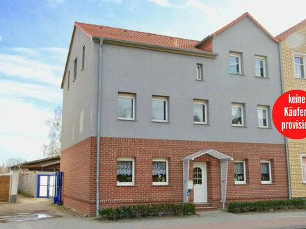 Friedland - HORN IMMOBILIEN ++ eine große tolle Wohnung, Wintergarten mit Kamin und noch etwas zu vermieten