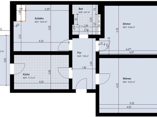 Leipzig - Nur für Kapitalanleger! ETW mit Balkon und Stellplatz in Schleußig!