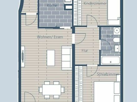 Leipzig - Vermietete 3-Zimmerwohnung mit Loggia in Plagwitz-Lindenau