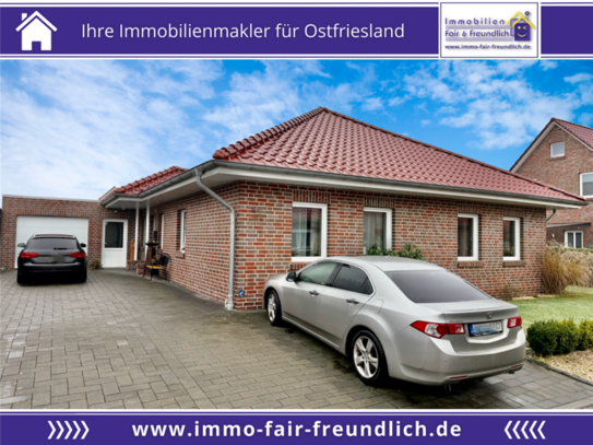 Moormerland - TRAUMHAFTES EINFAMILIENHAUS IM BUNGALOWSTIL IN MOORMERLAND-NEERMOOR