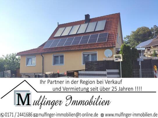 Röttenbach - Einfamilienhaus mit Solarthermie, Photovoltaik, Garage und Garten