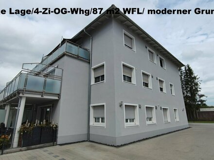 Schwandorf - Gelegenheit!-Grundbuch schlägt Sparbuch Hochw. 4-Zi-Whg. eWFL 87 m² kleine Hausgemeinschaft moderner Grund…