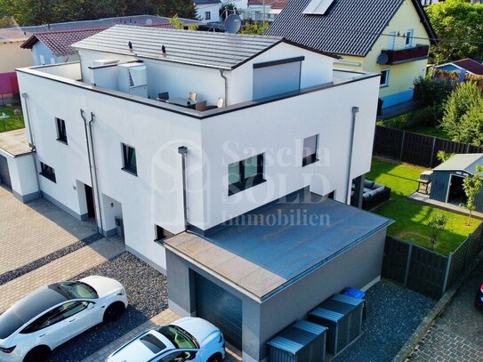 Mettlach - Preisreduzierung - Modernes Einfamilienhaus Nähe Luxemburg - Garten, Dachterrasse, Wärmepumpe