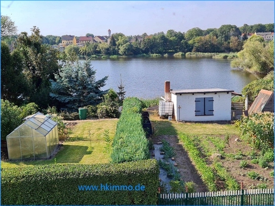 Staßfurt - Haus mit Seeblick - teilsanierte Doppelhaushälfte in Löderburg bei Staßfurt