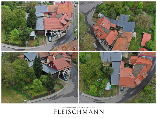 Schleusingen - Einzigartiges Investment: Historisches Anwesen mit drei individuellen Wohneinheiten und vielseitigem Nut…