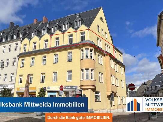 Mittweida - 2-R-Wohnung in 1A Lage von Mittweida - direkt am Markt