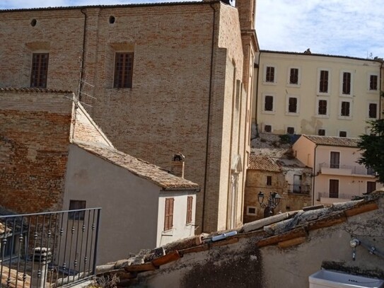 Monsampolo del Tronto (AP) - Reihenhaus im historischen Zentrum mit Panoramablick