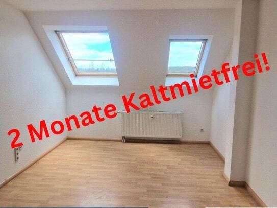 Chemnitz - 2 MONATE KALTMIETFREI! - gemütliche 3-Zimmer-Dachgeschoßwohnung-nahe Sachsenallee