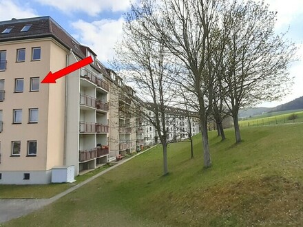 Jena - Helle Zwei-Zimmer-Balkonwohnung mit Waldblick, großem Garten und Parkhaus