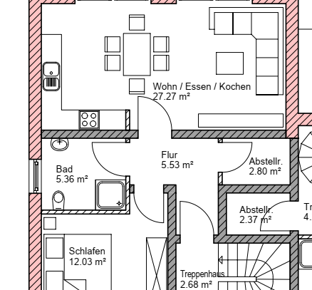 Taben-Rodt - Moderne Wohnung mit tollem Balkon und Weitsicht in Taben-Rodt mit guter Anbindung Luxemburg