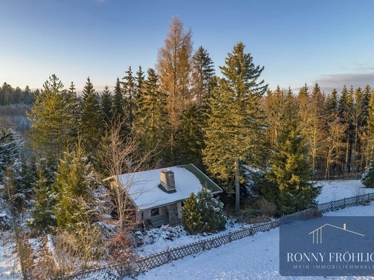 Schnarrtanne - Naturparadies in Schnarrtanne - Ihr Gartenhaus am Waldrand & Badesee! + Kaminofen & Fußbodenheizung