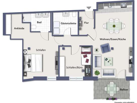 Prüm - Wohnung zum Mieten in Prüm 890,00 ? 95 m²