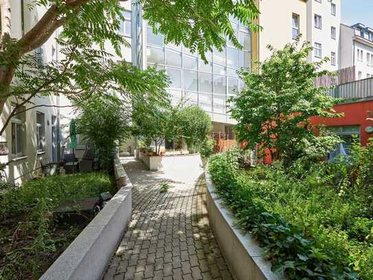 Unbefristet vermietete Hof-Gartenwohnung mit 3,65% BAR